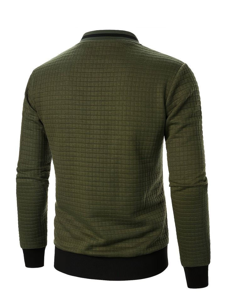Conrad | Texturerad Zip-Up Jacka