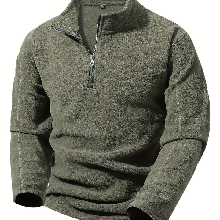 Fraser | Stå-Krage Halv-Zip Pullover
