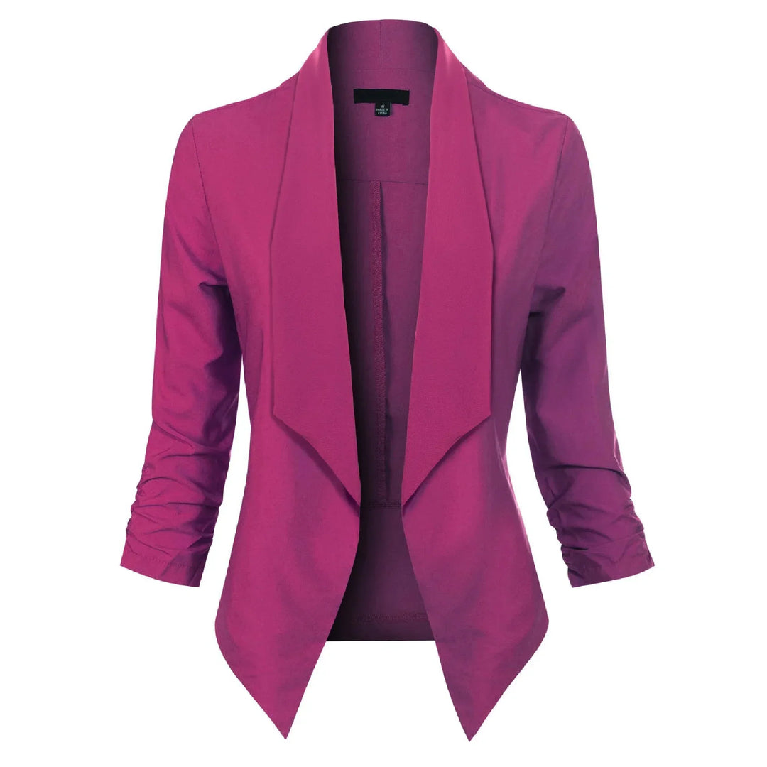 Beverly | Draperad Öppen Blazer