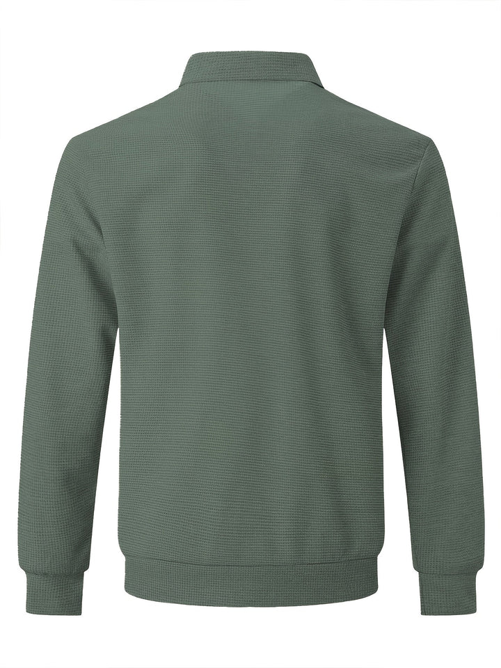 Clifford | Texturerad Knapp-Up Overskjorta