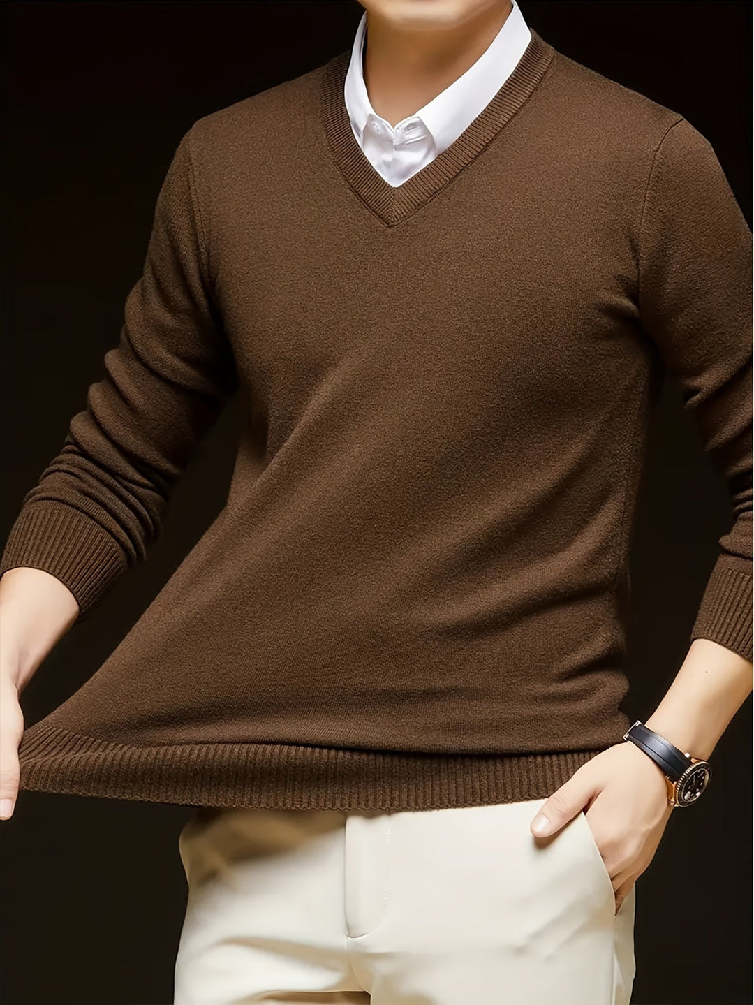 Nigel | Raffinerad V-ringad Jumper