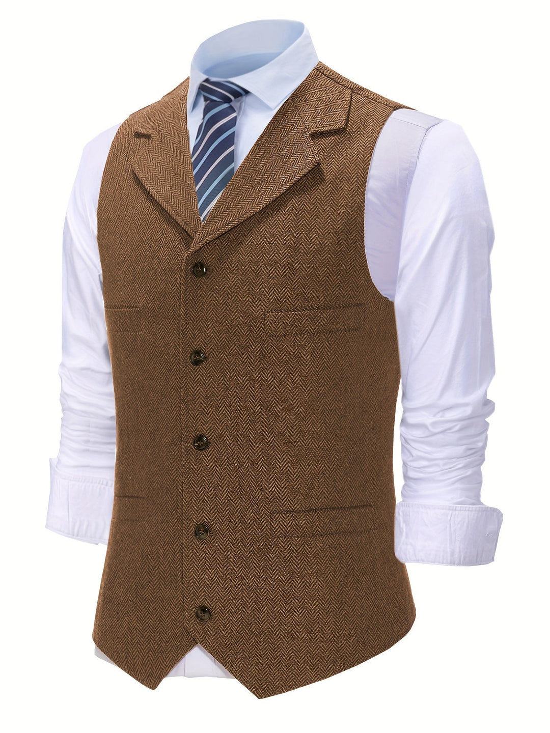 Emmett | Herringbone Skräddarsydd Väst