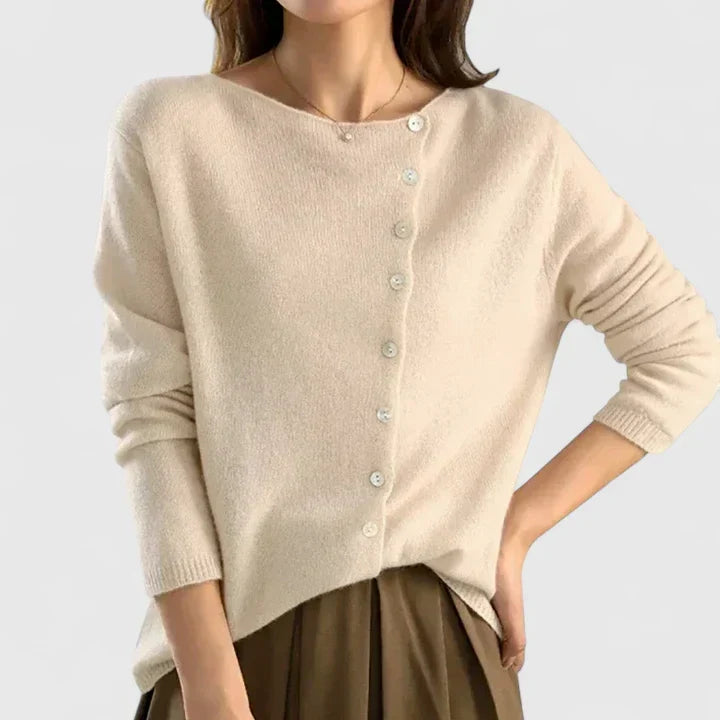Millicent | Fins Button-Front Cardigan