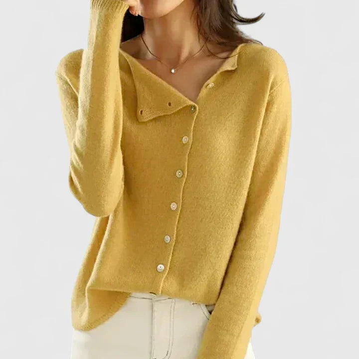 Millicent | Fins Button-Front Cardigan