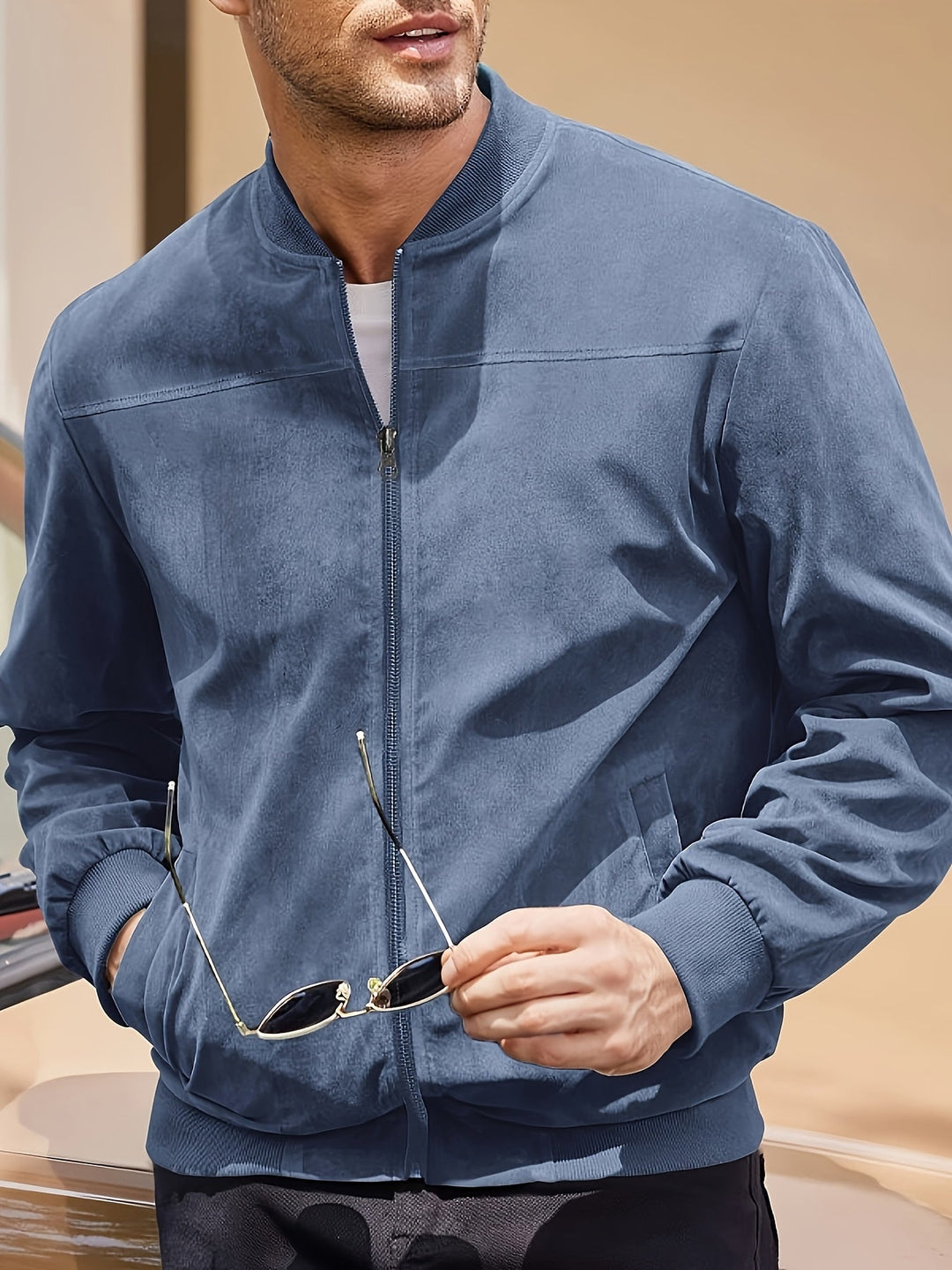 Bradley | Raffinerad Lättvikts Zip-Up Jacka