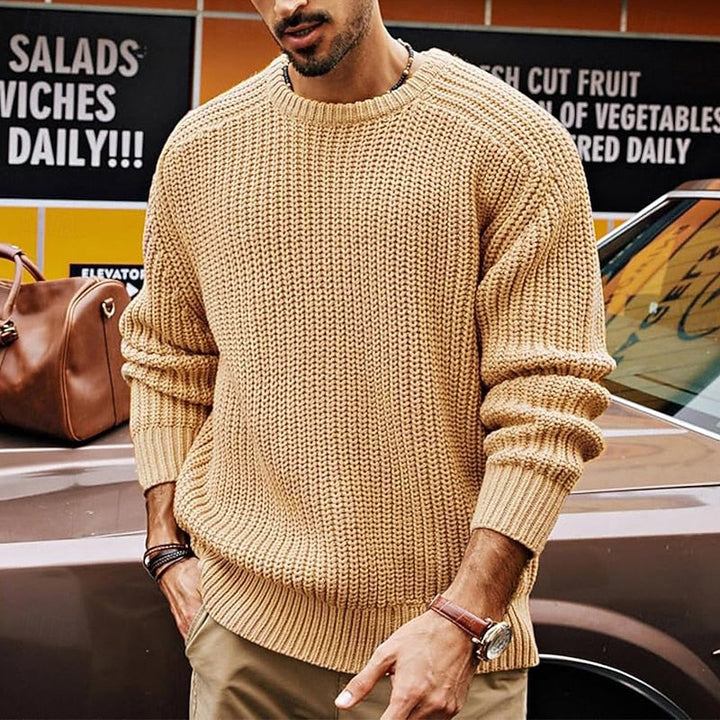 Percy | Ribbad Crew Neck Jumper
