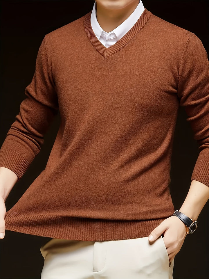 Nigel | Raffinerad V-ringad Jumper