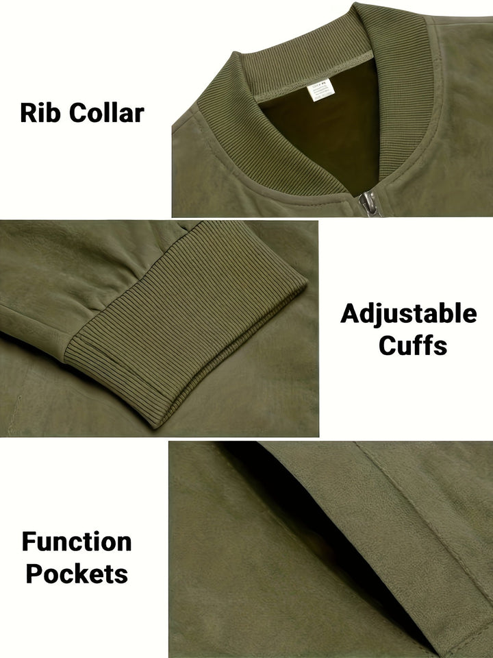 Bradley | Raffinerad Lättvikts Zip-Up Jacka