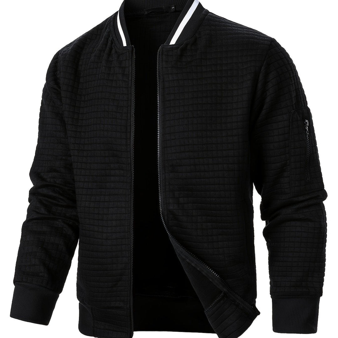 Conrad | Texturerad Zip-Up Jacka