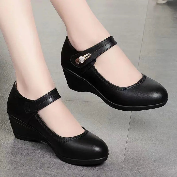 Eleanor | Elegant Mellanhöga Komfortskor