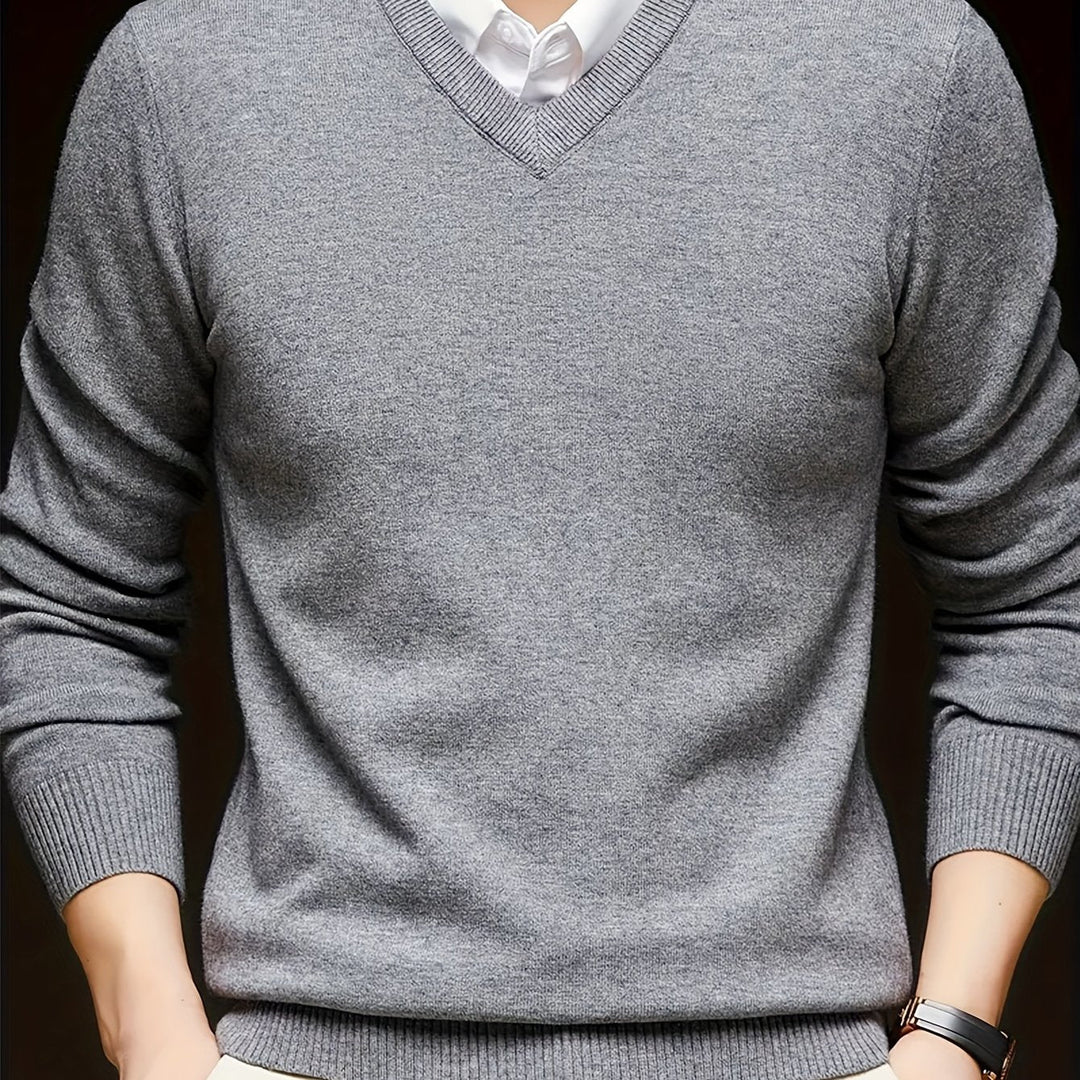Nigel | Raffinerad V-ringad Jumper