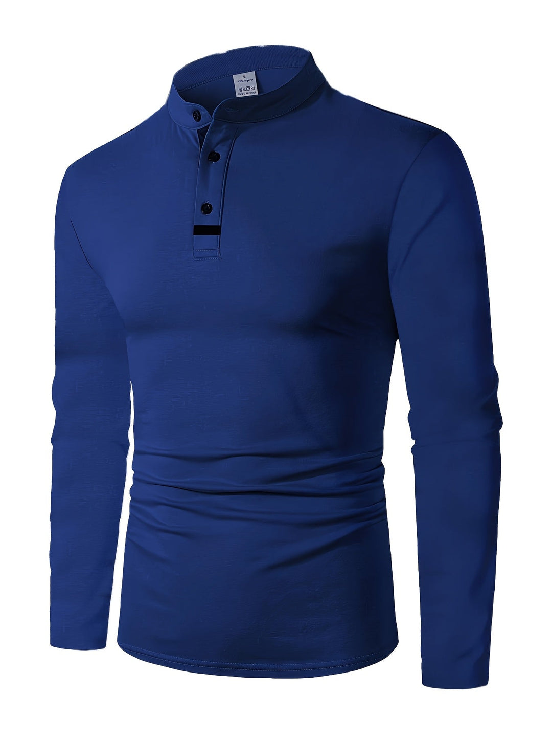 Reginald | Raffinerad långärmad Henley-tröja