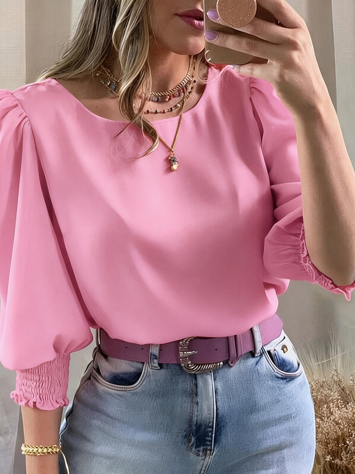 Gwyneth | Elegant Puffärmad Blus