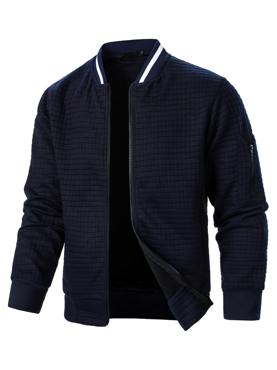 Conrad | Texturerad Zip-Up Jacka