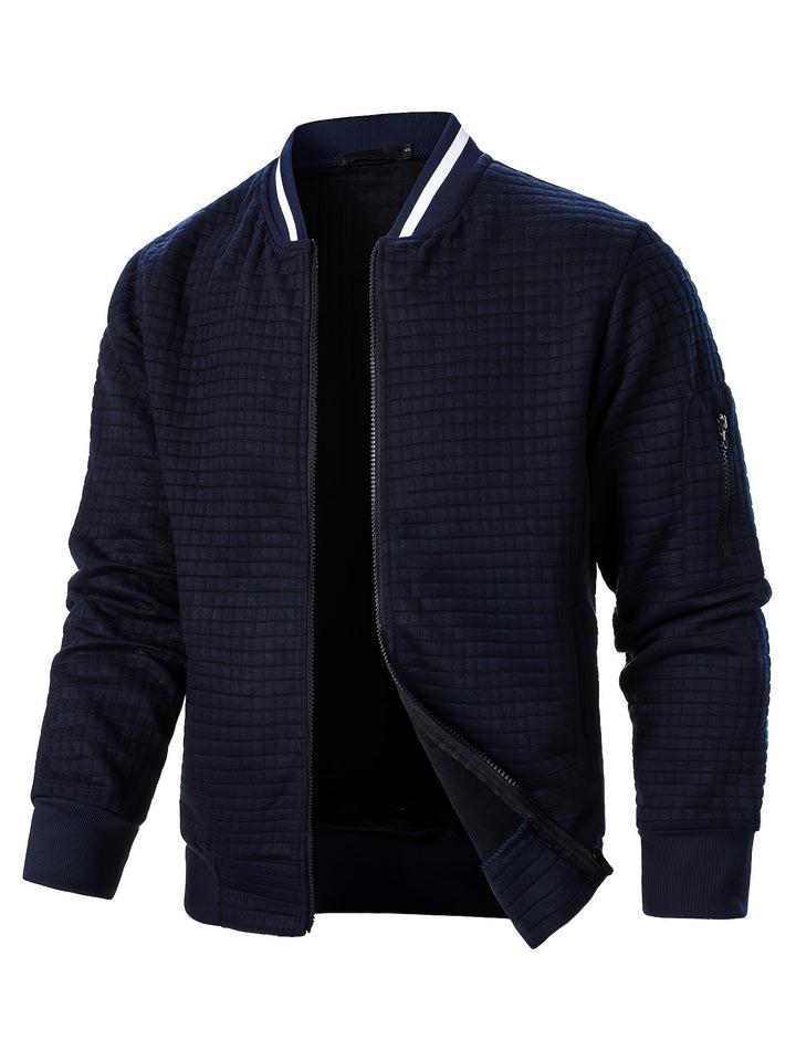 Conrad | Texturerad Zip-Up Jacka