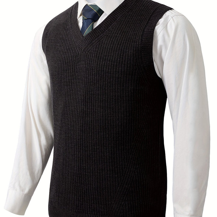 Trevor | Klassisk V-ringad Sweater Vest