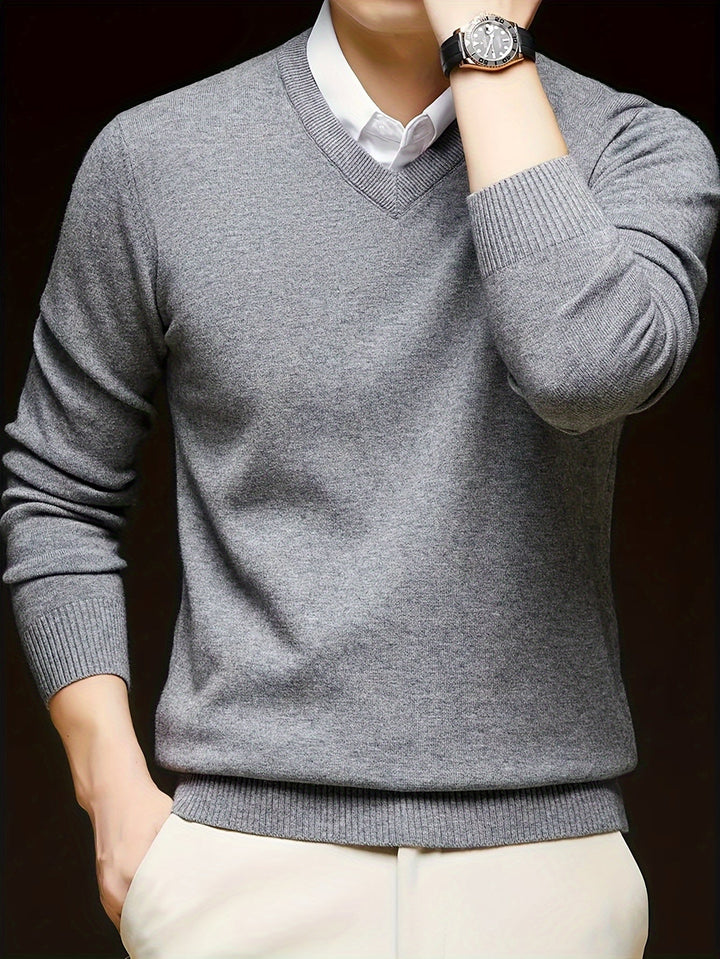 Nigel | Raffinerad V-ringad Jumper