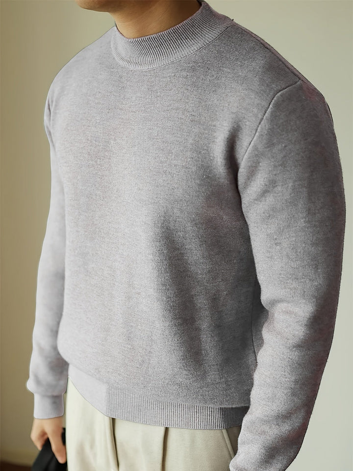 Tobias | Förfinad Höghalssweater