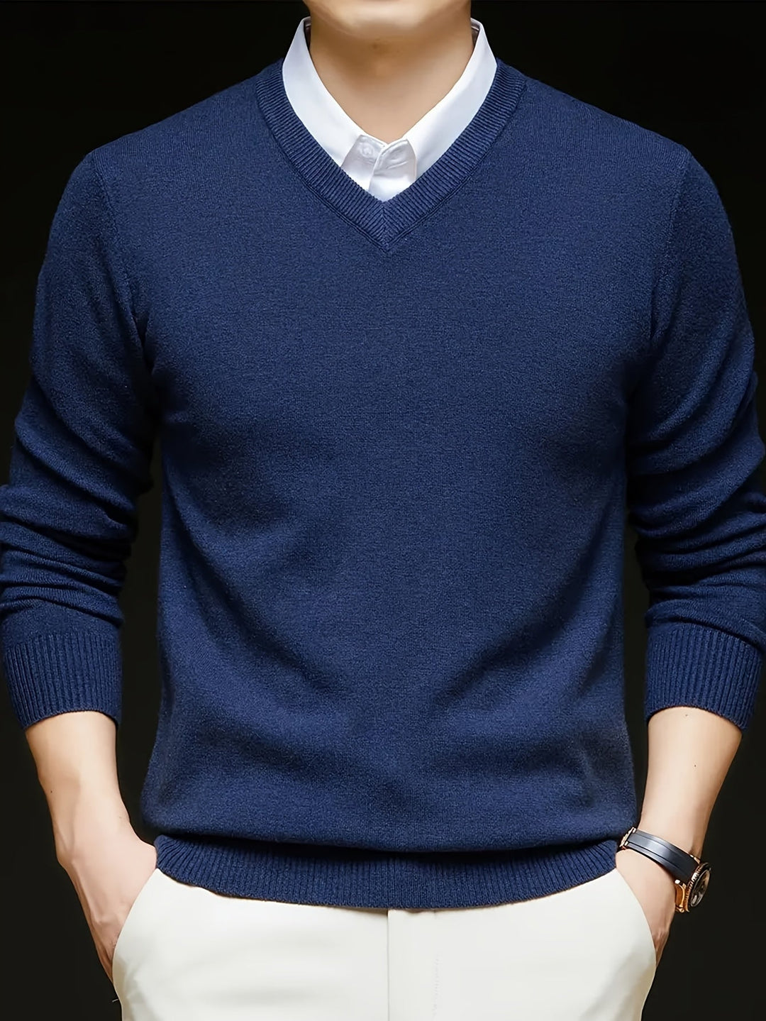 Nigel | Raffinerad V-ringad Jumper