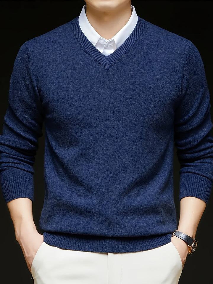 Nigel | Raffinerad V-ringad Jumper