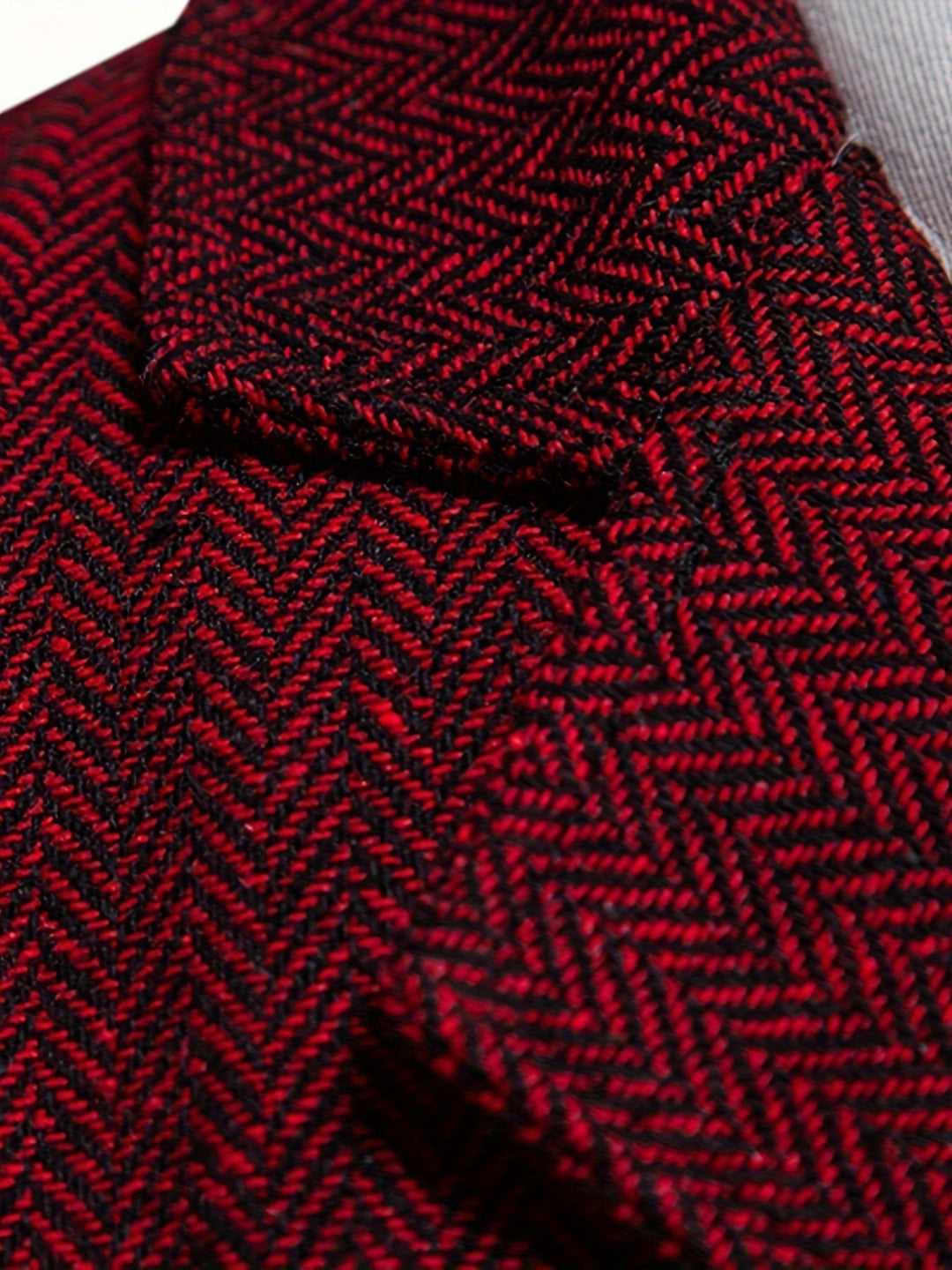 Silas | Herringbone Enkelknäppt Västar