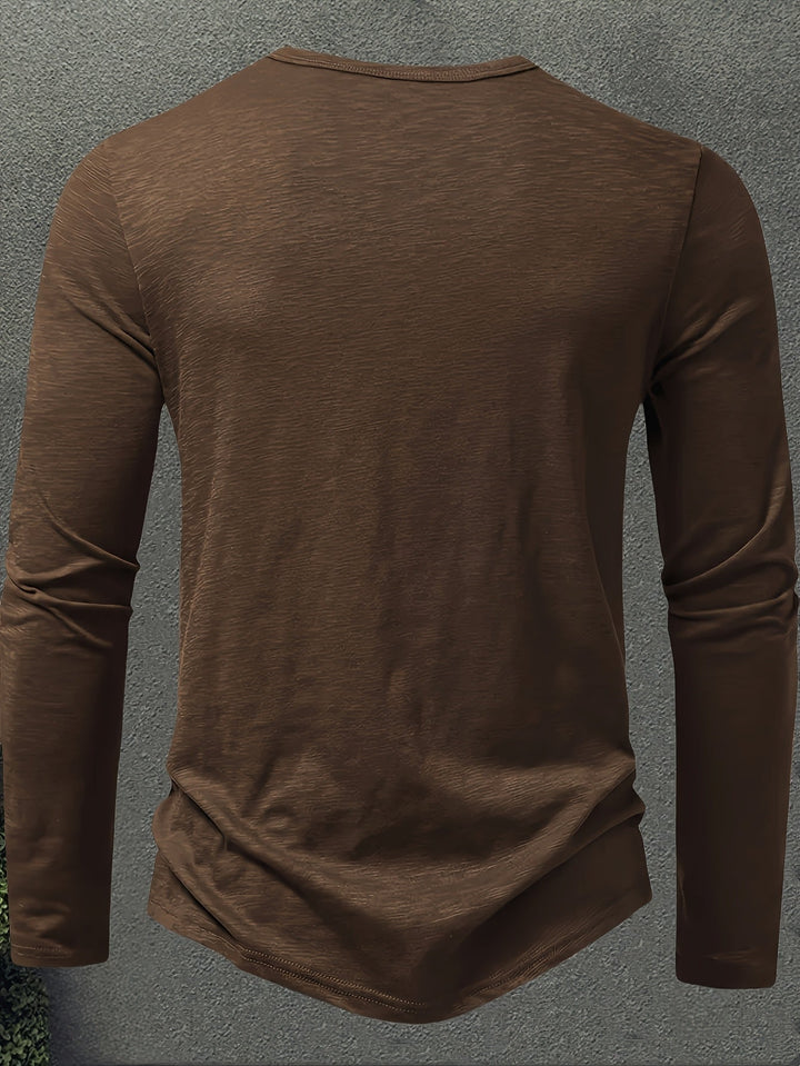 Rhys | Knapplångärmad Henley