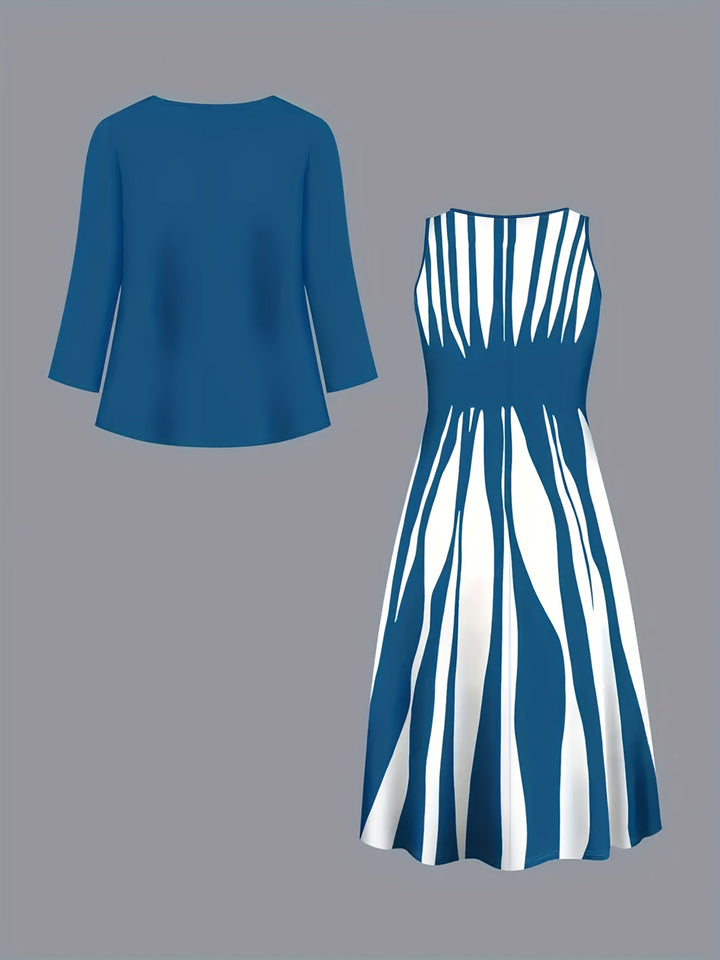 Ramona | Tvådelad Elegant Klänning Set