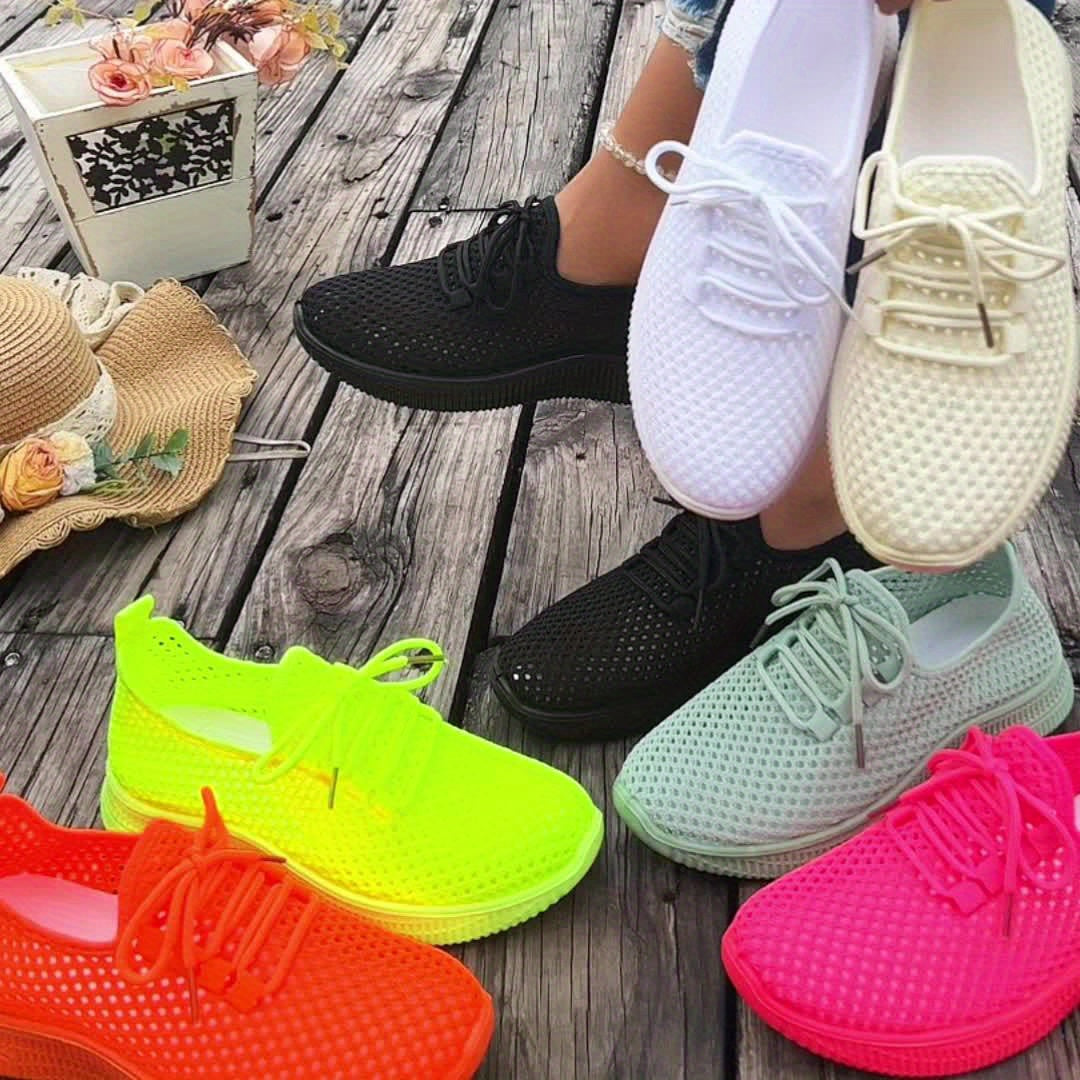 Vanessa | Andningsbara Vävda Sneakers