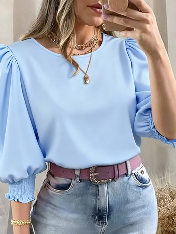 Gwyneth | Elegant Puffärmad Blus