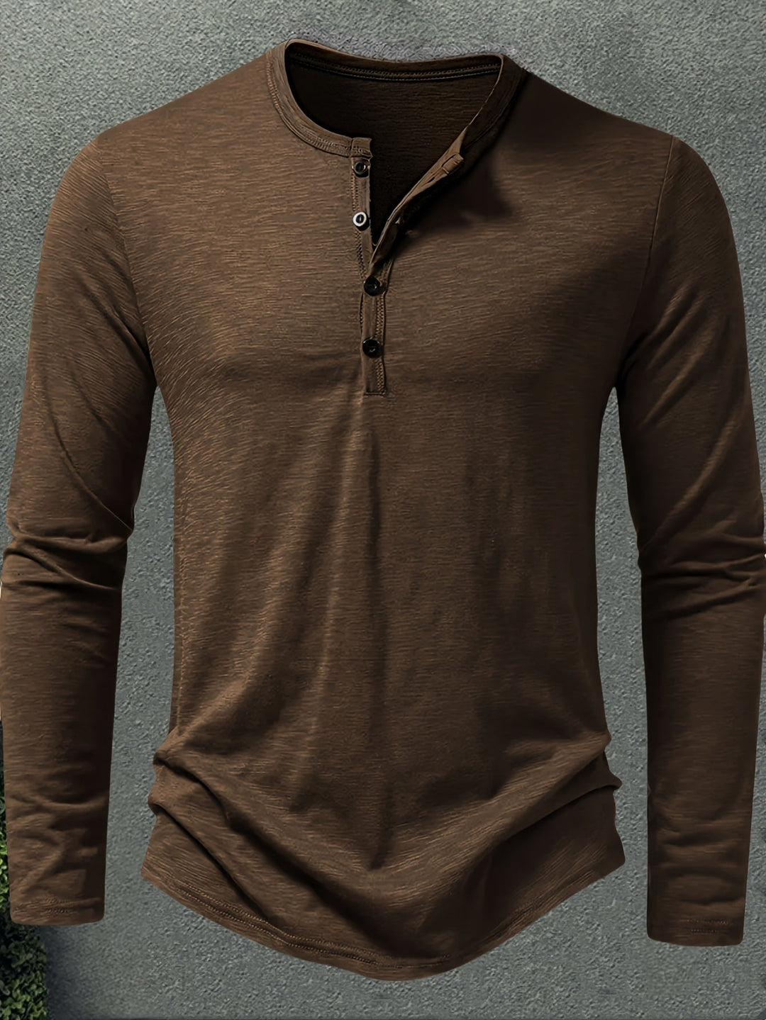 Rhys | Knapplångärmad Henley