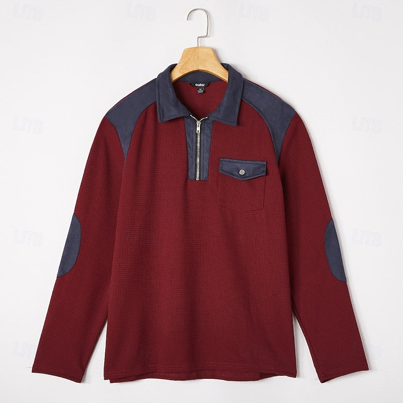 Rhett | Texturerad Quarter-Zip Pullover