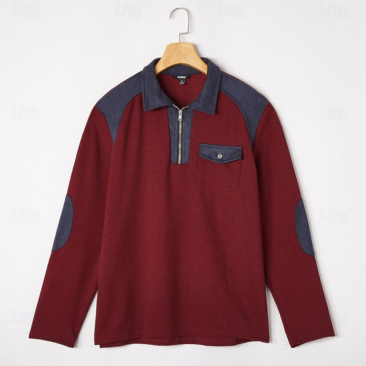 Rhett | Texturerad Quarter-Zip Pullover