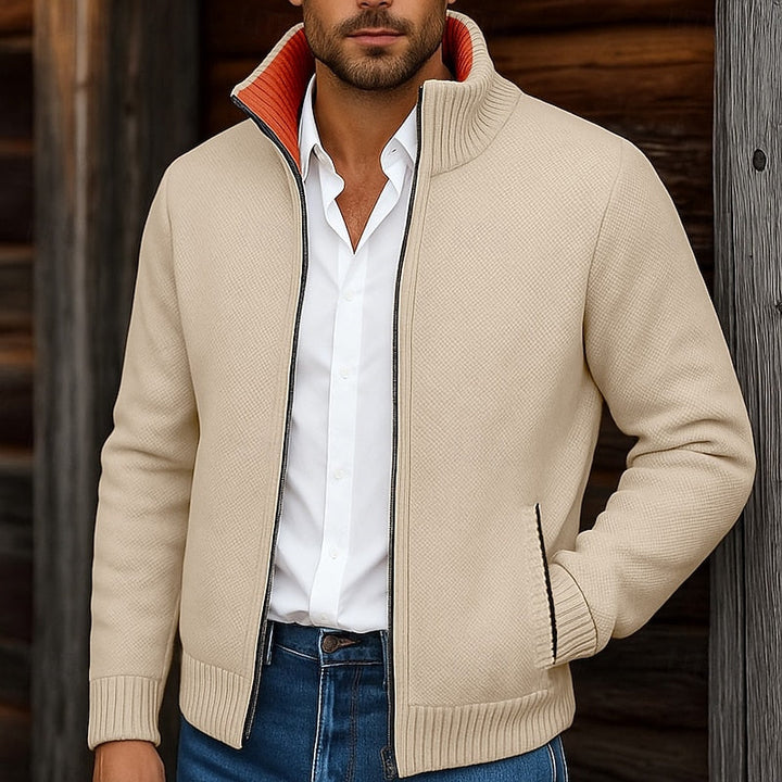 Sawyer | Ståkrage Zip Cardigan