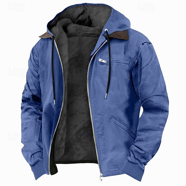Bennet | Fleece-fodrad Huva Zip Jacka