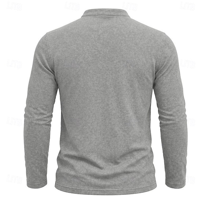 Owen | Klassisk Henley Långärmad Skjorta