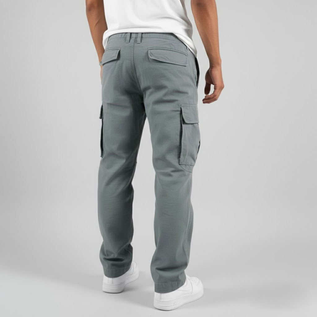 Dennis | Streetwear Avslappnad Passform Cargo Byxor
