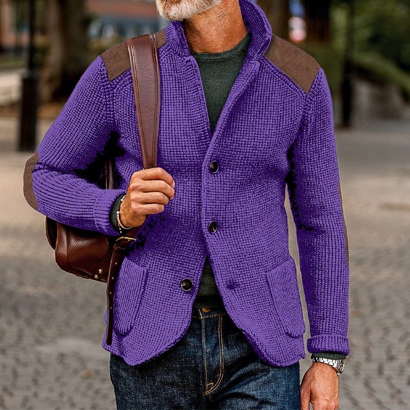 Baxter | Strukturerad Ståkrage Cardigan