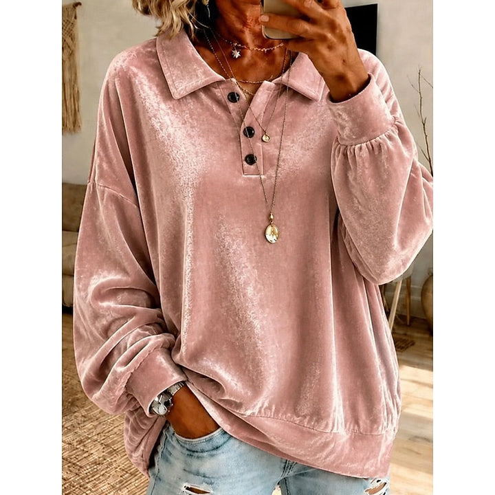Marjorie | Avslappnad Krage Pullover