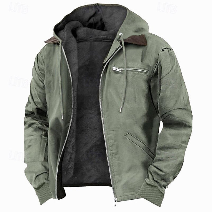 Bennet | Fleece-fodrad Huva Zip Jacka