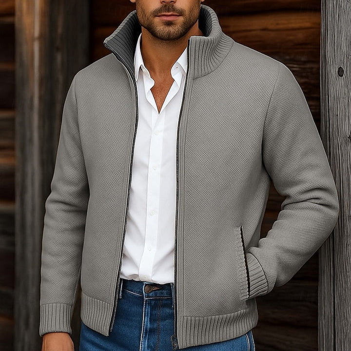 Sawyer | Ståkrage Zip Cardigan