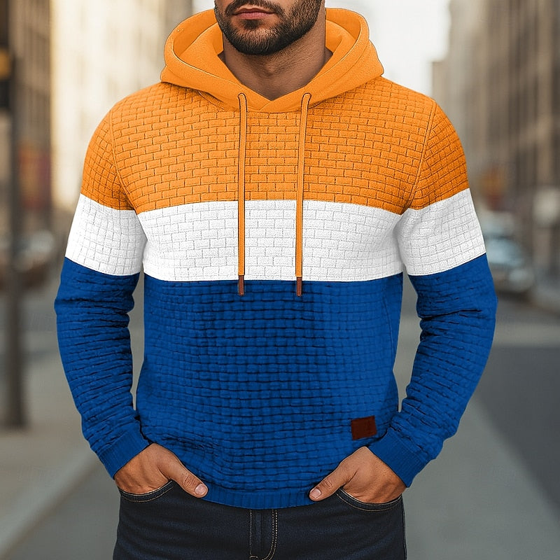 Emory | Färgglad Hooded Pullover Hoodie