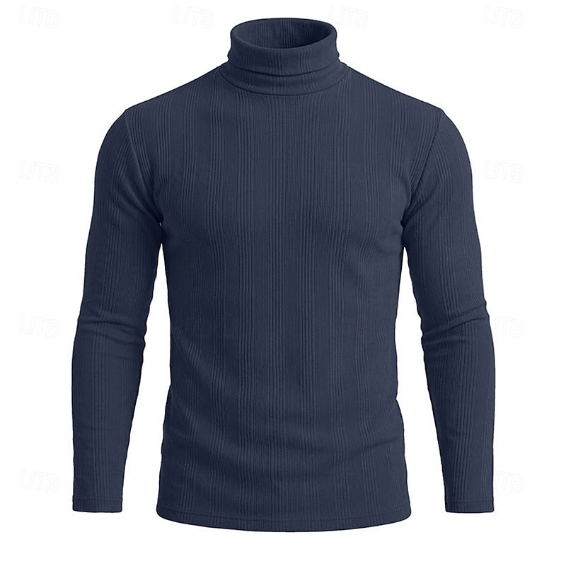 Conrad | Texturerad Turtleneck Topp