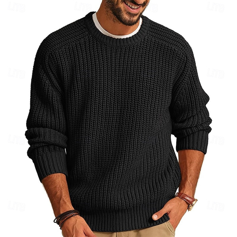 Percy | Ribbad Crew Neck Jumper
