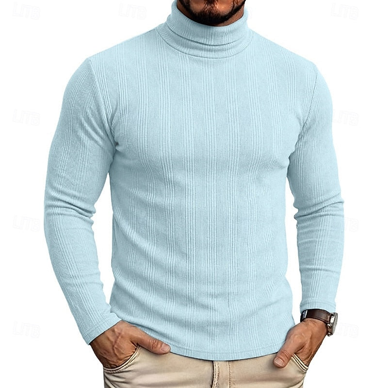 Conrad | Texturerad Turtleneck Topp