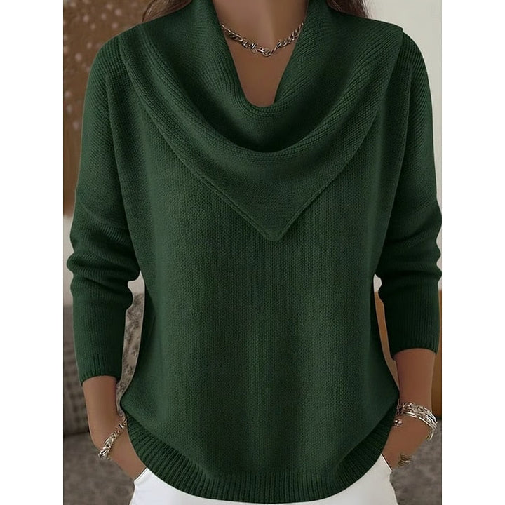 Ottilie | Draperad Cowl-Neck Jumper