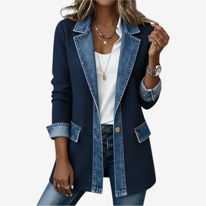 Elaine | Elegant lagerkrage knappjacka