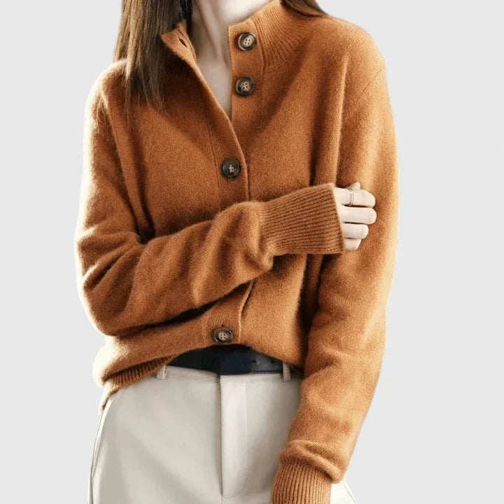 Constance | Fins Button-Front Cardigan