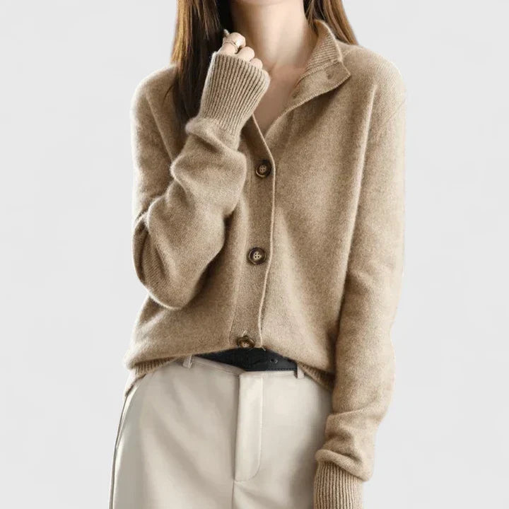 Constance | Fins Button-Front Cardigan