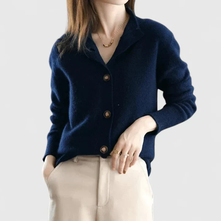 Constance | Fins Button-Front Cardigan