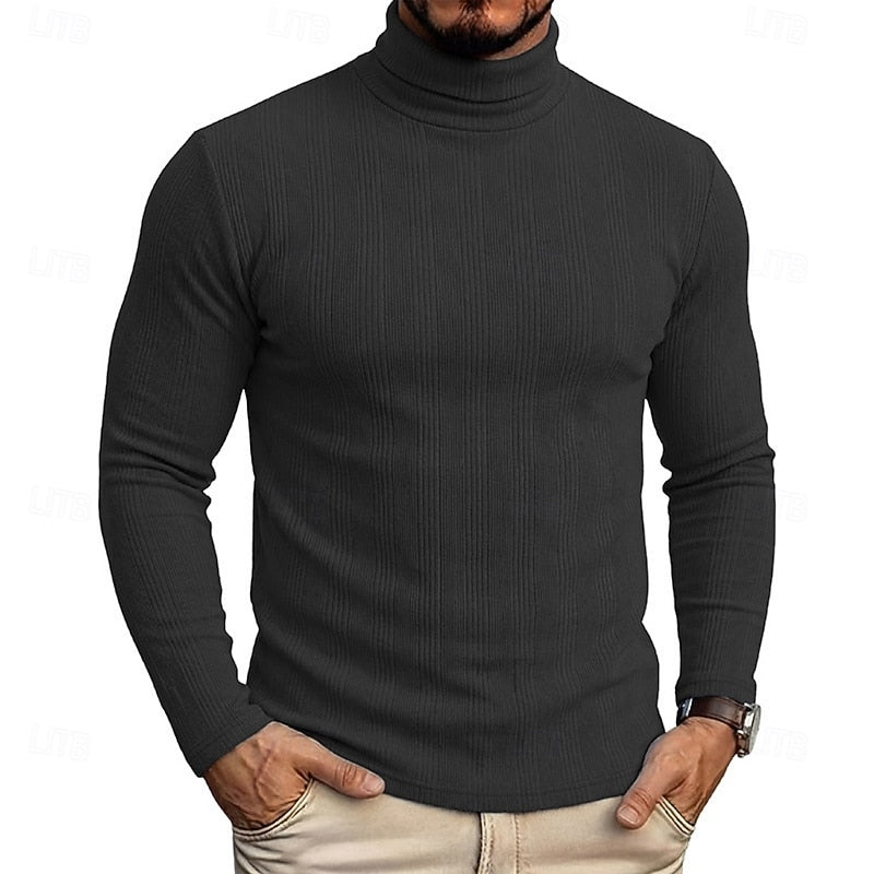 Conrad | Texturerad Turtleneck Topp